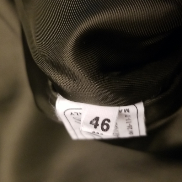 PELLE quality leather green jacket - Picture 12 of 16